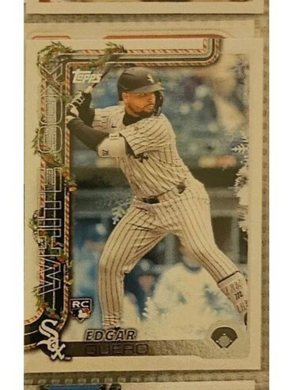 Edgar Quero #H37 [Rookie] 2025 Topps Holiday - White Sox